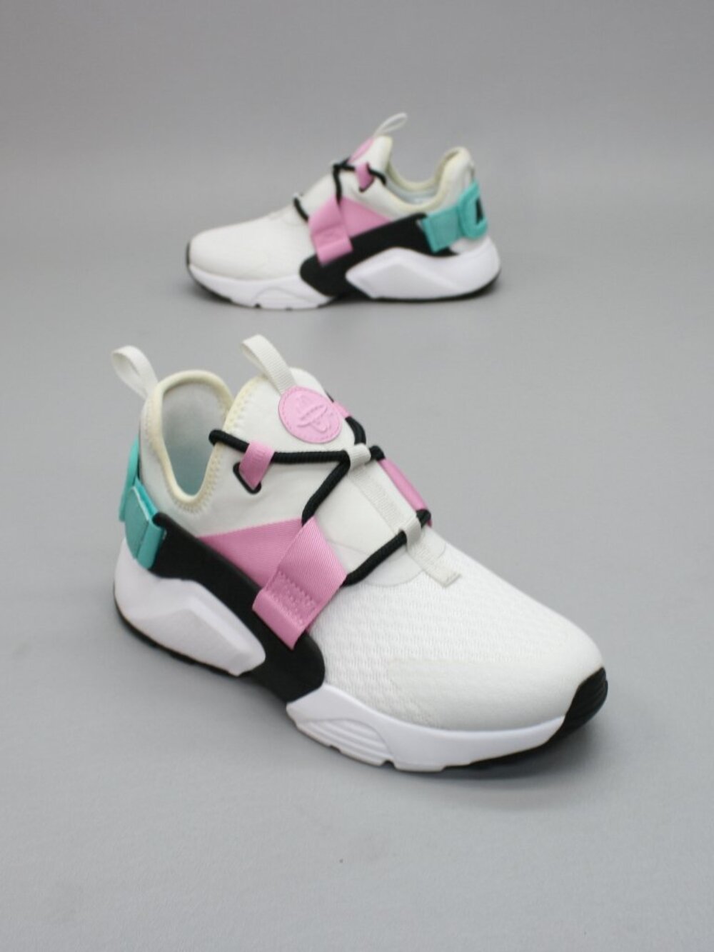 Nike Ladies 5 Air Hurache City Platinum Jade Running Shoes Sneakers - AH6804-014